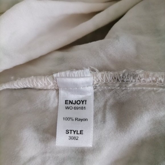 Michael Stars Womens Ocean Ombre Gray Tie Dye Slits Maxi Skirt Size L - Picture 7 of 8